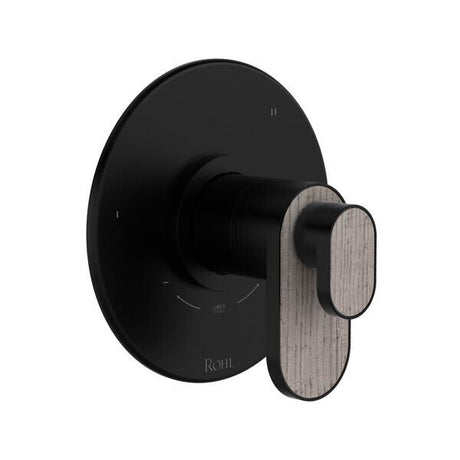 Miscelo™ 1/2" Therm & Pressure Balance Trim with 5 Functions (Shared) Matte Black