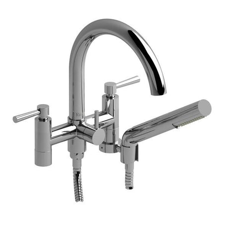 Pallace™ Two Hole Tub Filler Without Risers Chrome