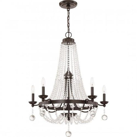 Quoizel Livery Western Bronze Chandelier