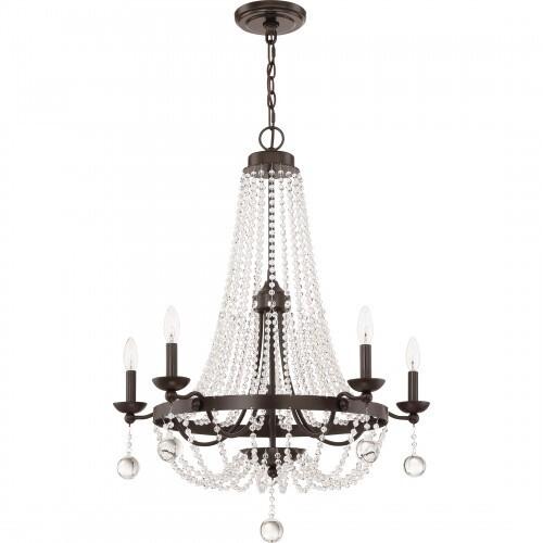 Quoizel Livery Western Bronze Chandelier