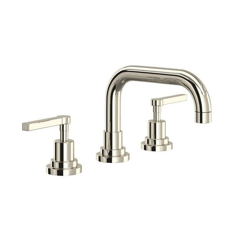 Lombardia® Widespread Lavatory Faucet With U-Spout Polished Nickel