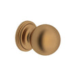 Small Rounded Drawer Pull Knobs - Set of 5 English Bronze