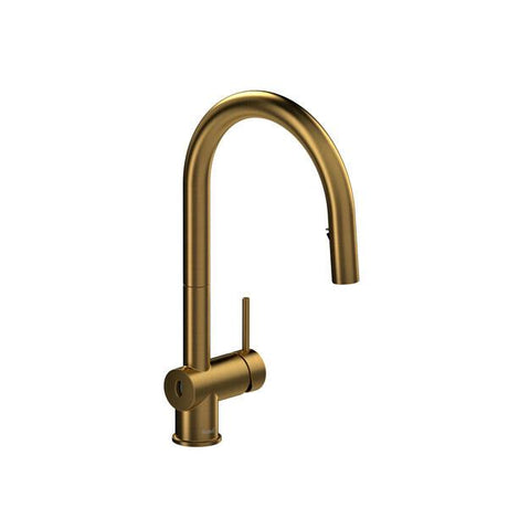Azure™ Pull-Down Touchless Kitchen Faucet With C-Spout Brushed Gold