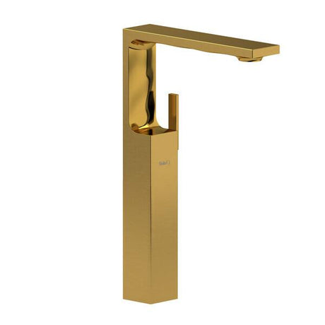 Reflet Single Handle Tall Lavatory Faucet Brushed Gold