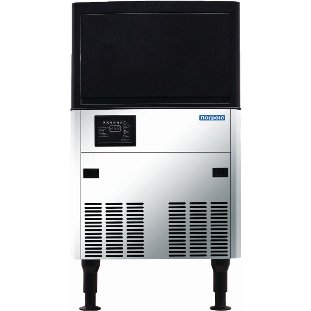 Norpole NPCIM120H Commercial Ice Maker, 120 lbs of Ice Per Day, Auto Shut-Off