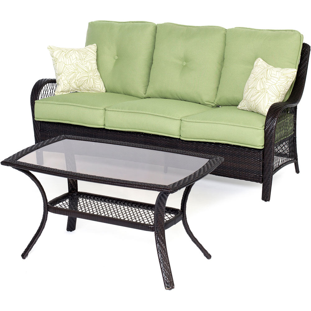 Hanover ORLEANS2PC Orleans Sofa and Coffee Table