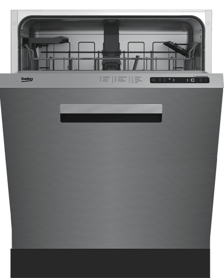 Beko Full Size Dishwasher With (14 Place Settings, 48.0, BEKO,  - POSHHAUS