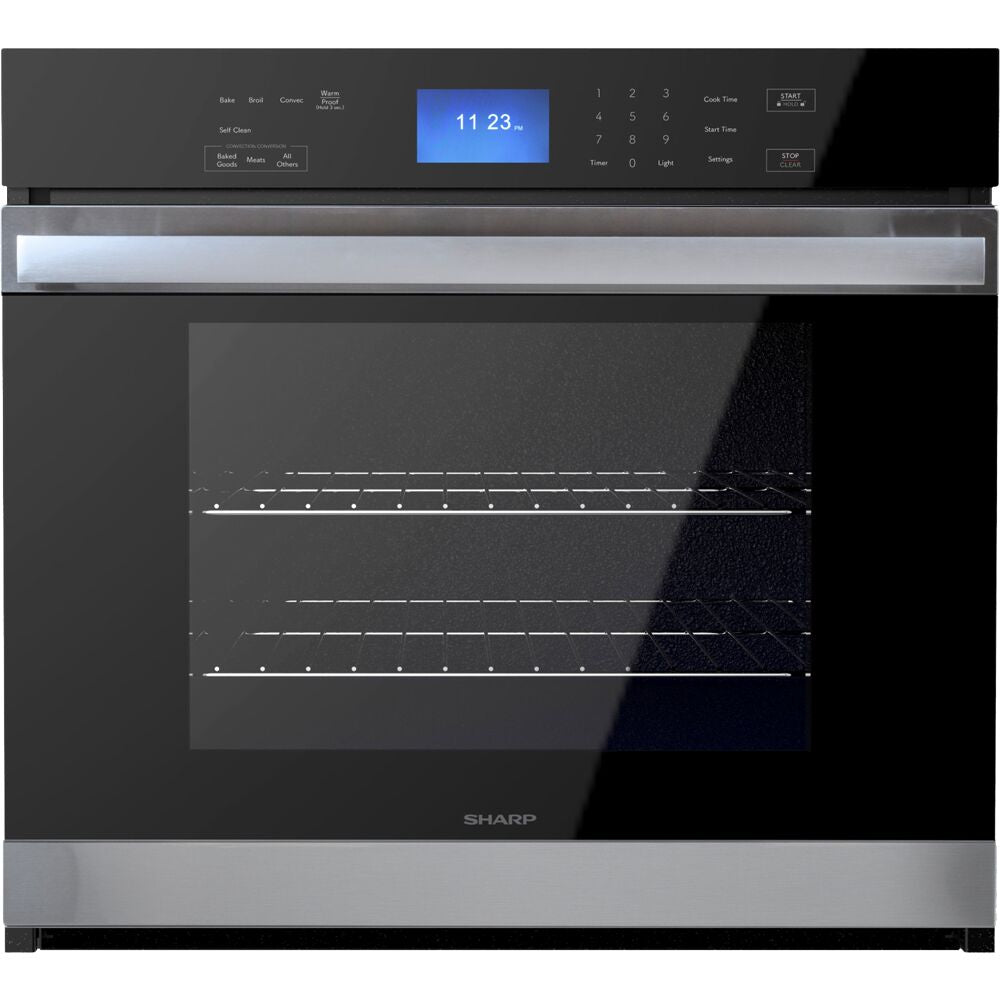 Sharp SWA3052DS 30" / 5.0 CF Electric Single Wall Oven, True Convection