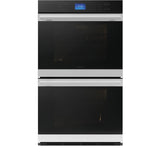 Sharp SWB3062GS 30" / 5.0 CF Electric Double Wall Oven, True Convection