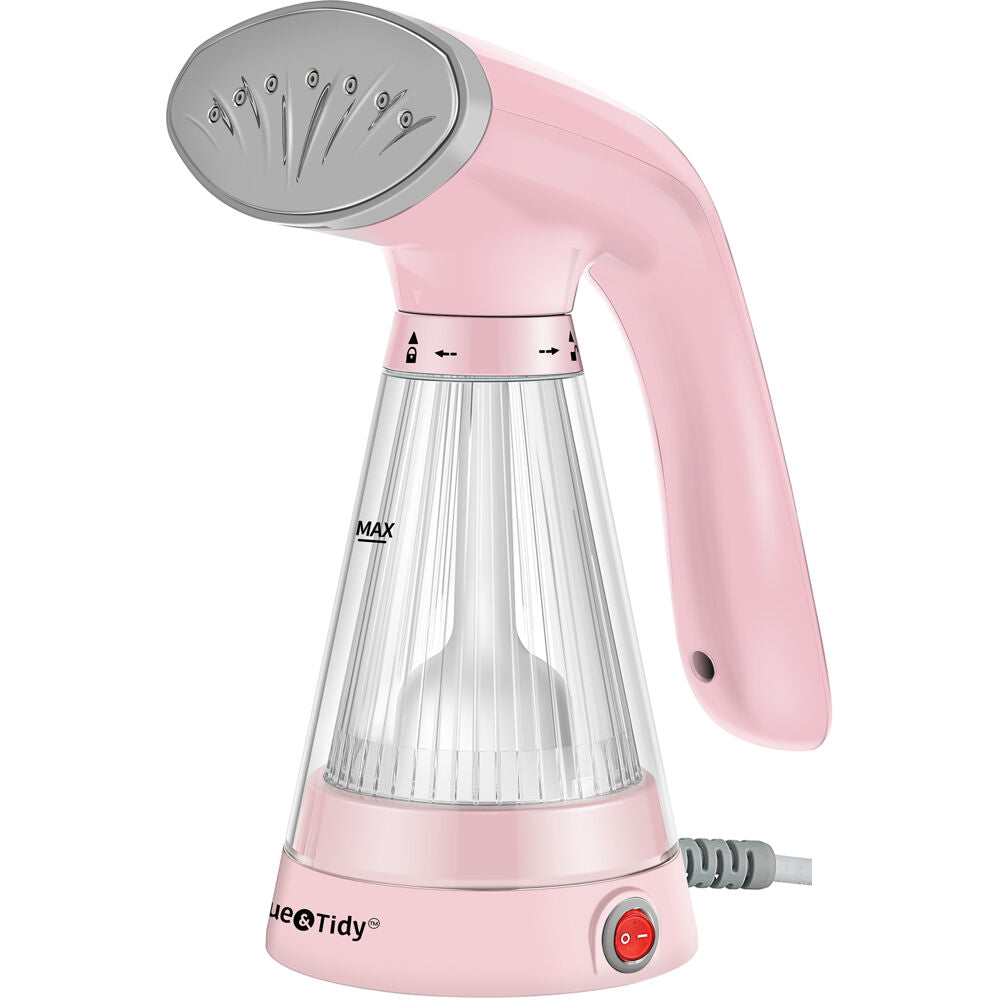 Salav TS-20 PINK True & Tidy Handheld Garment Steamer, 600 Watts, 90 Degree Handle