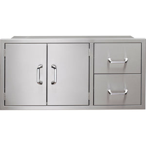 Vintage Grills VPDC56 56" Pantry Door / Drawer Combo